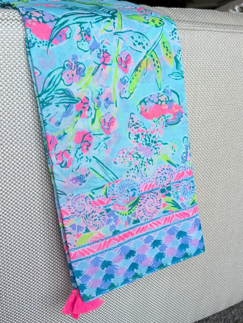 new LILLY PULITZER sway this way pareo wrap scarf